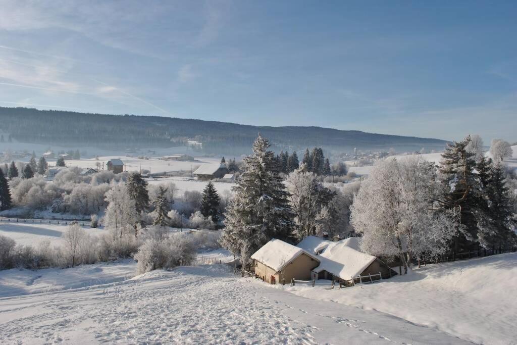 Gite Du Fourperet-Parc Naturel Du Haut-Jura Longevilles-Mont-d'Or Bagian luar foto